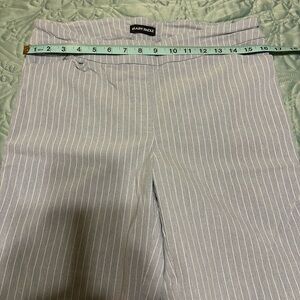 Hilary Radley Light blue Pinstripe shorts
